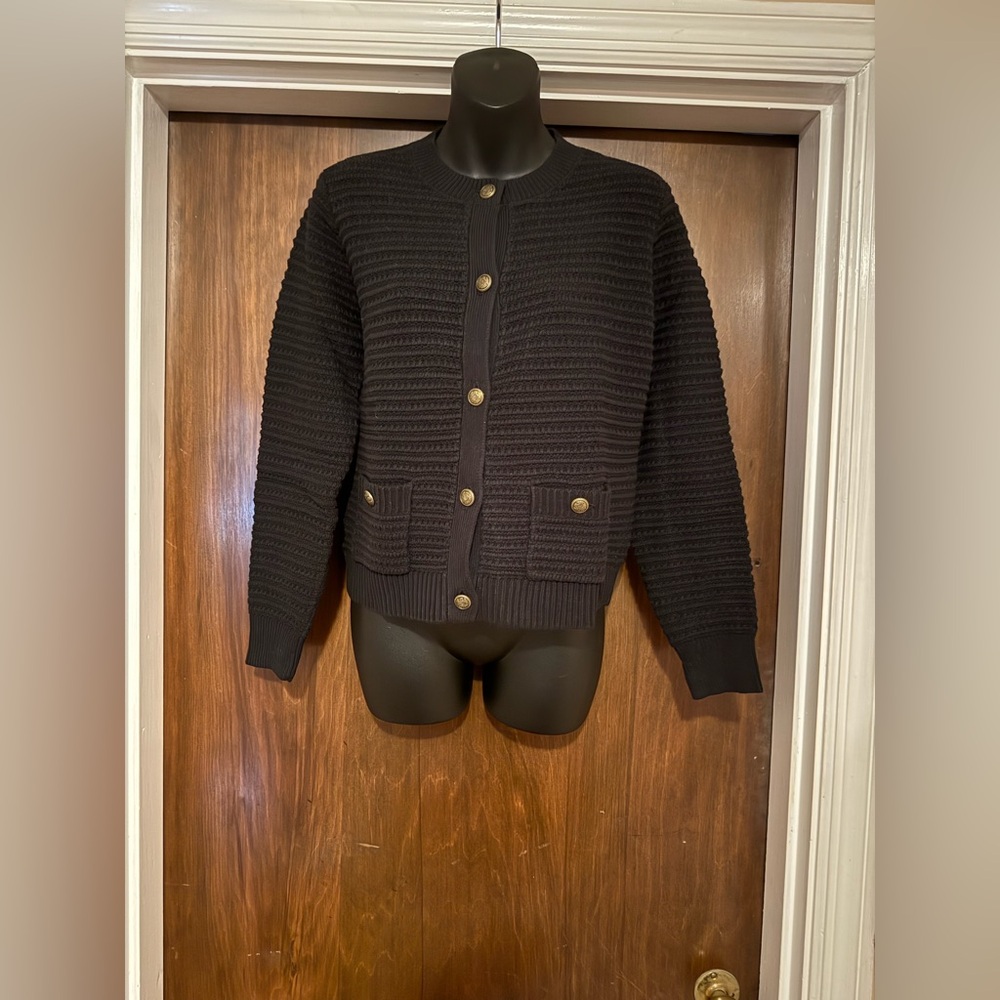 Loft Black Cardigan - Size S